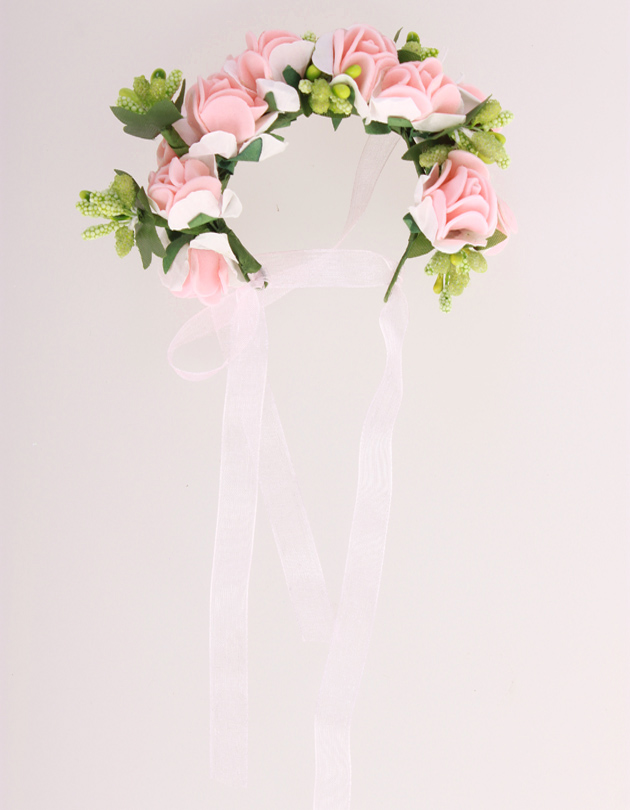Rochelle Bridesmaid Corsage in White & Pink
